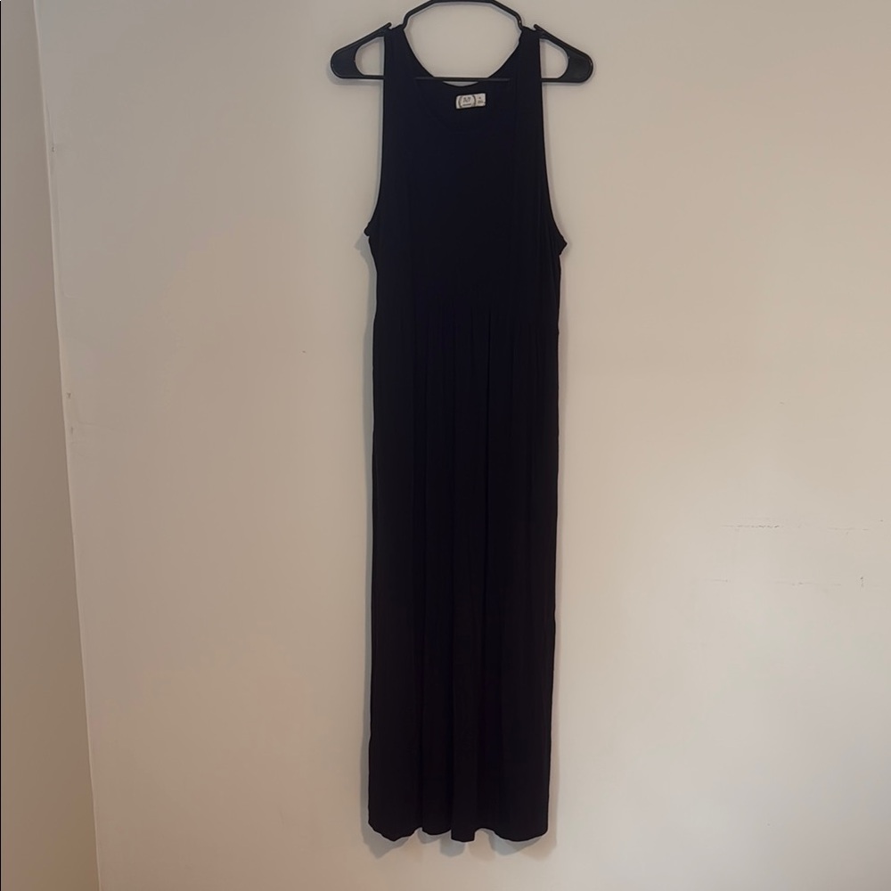 Maurices Black Sleeveless Halter Maxi Dress